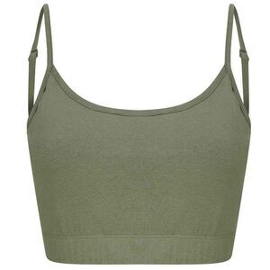 SF Womens/Ladies Sustainable Cropped Camisole / Khaki